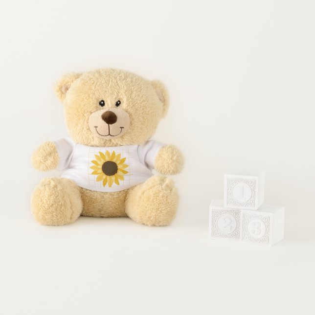 Sunflower teddy bear (In Situ)