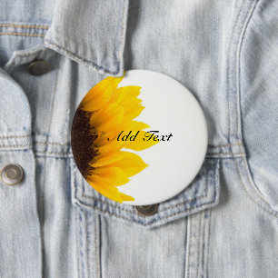 Sunflower template button