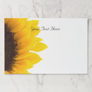 Sunflower Template Paper Pad