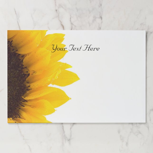 Sunflower Template Paper Pad (Front)