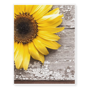 Sunflower Temporary Tattoos