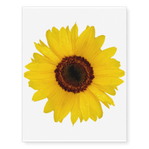 Sunflower Temporary Tattoos