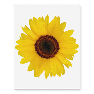 Sunflower Temporary Tattoos
