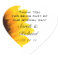 Sunflower Thank You Hearts Wedding Favor Stickers
