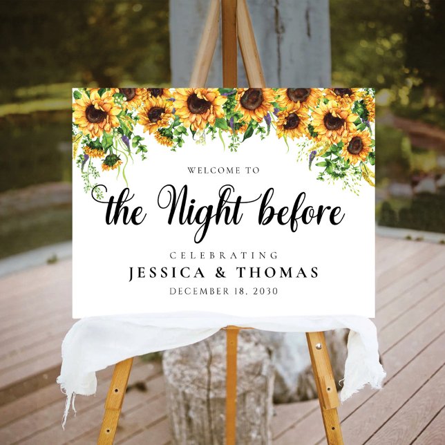 Sunflower the night before foam board (Creator Uploaded)