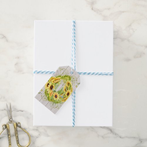 Sunflower Theme Gift Tags