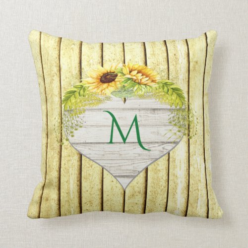 Sunflower Theme Pillow