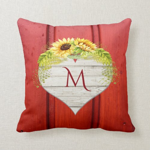 Sunflower Theme Pillow