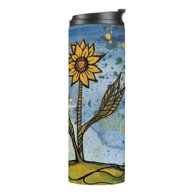 Sunflower                                          thermal tumbler (Rotated Left)