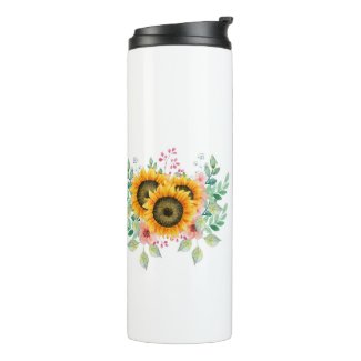 Sunflower     thermal tumbler