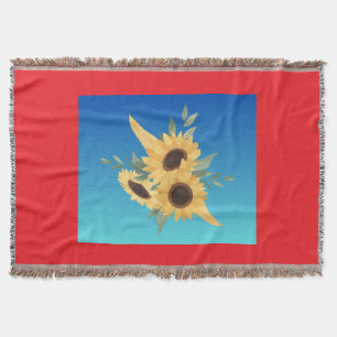 Sunflower Throw Blanket