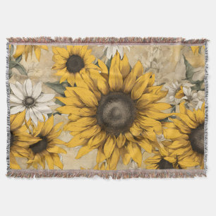 Sunflower Throw Blanket