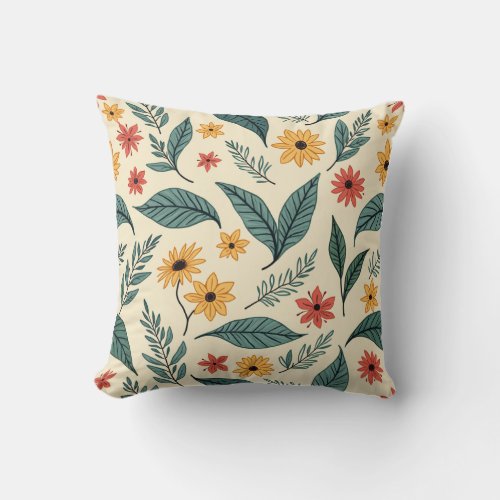 Sunflower Throw Pillow