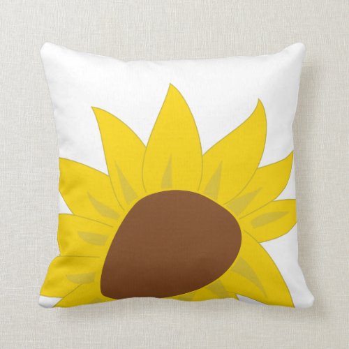 Sunflower Throw Pillow
