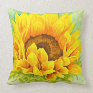Sunflower Throw Pillow