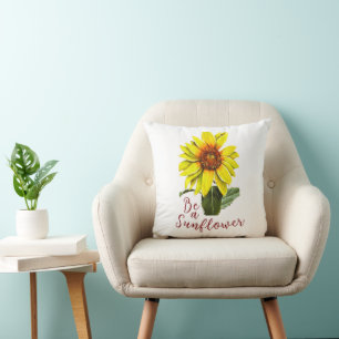 Sunflower Throw Pillow