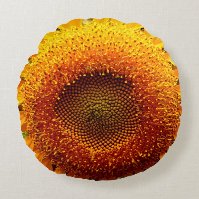 Sunflower Throw Pillow (16") (Front)