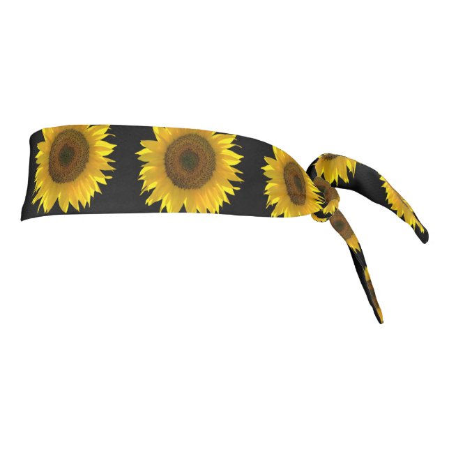 Sunflower Tie Headband (Rotate 90)
