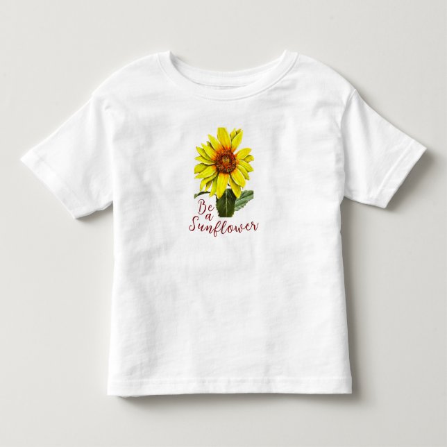 Sunflower Toddler T-Shirt (Front)