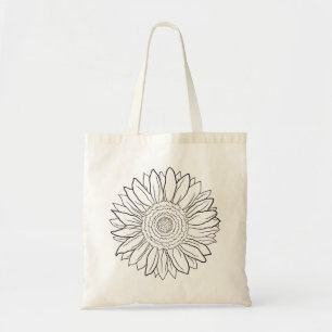 sunflower tote bag