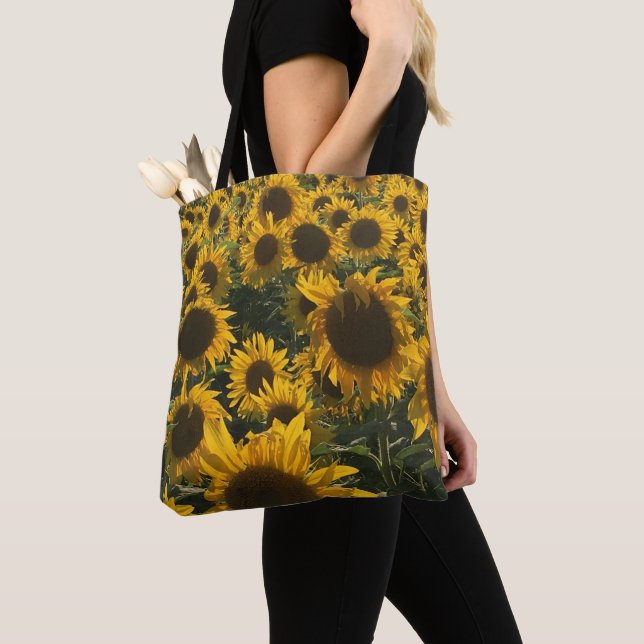 Sunflower tote bag (Close Up)
