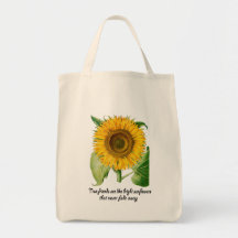 Sunflower Tote Shopping Bag Friend Flower Gift
