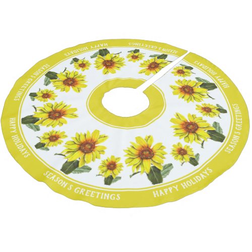 Sunflower Tree Skirt