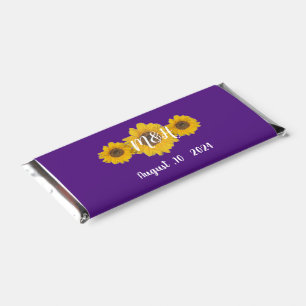 sunflower trio for weddings no2 hershey bar favors
