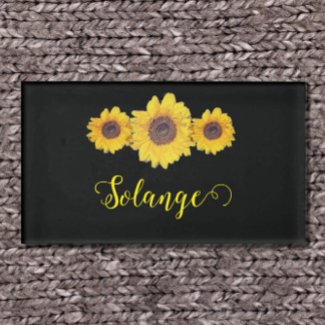 Sunflower trio -personalized 