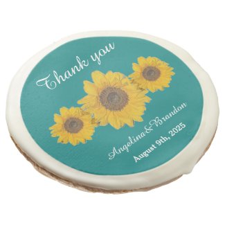 Sunflower Trio Wedding Favor