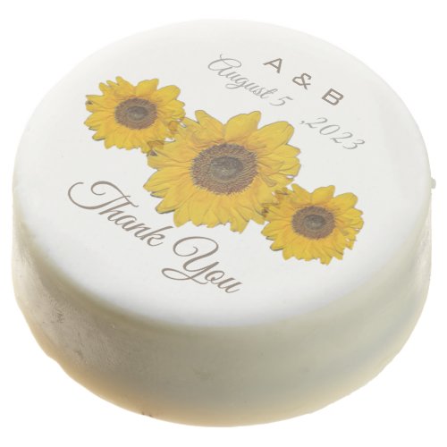 Sunflower trio _ wedding favors