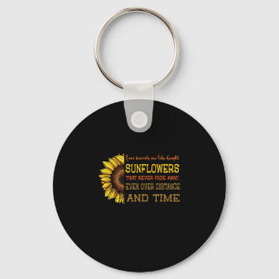 Sunflower True Friends Are Like Bright Sunflowers Keychain