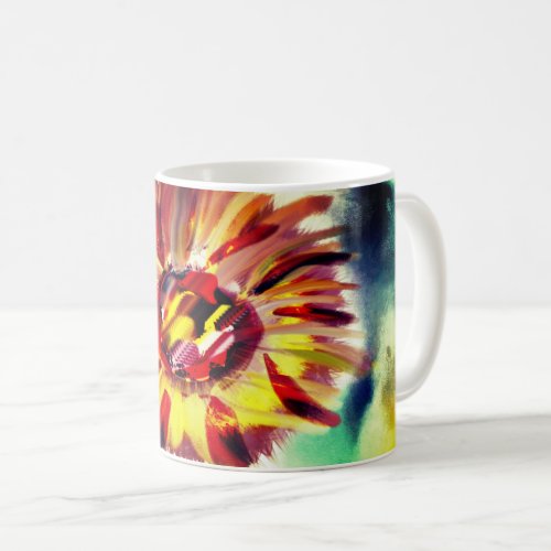 Sunflower trust in god time coffee mug