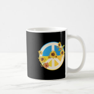 Sunflower Ukrainian Flag I Stand With Ukraine Ukra Coffee Mug
