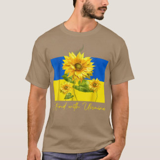 Sunflower Ukrainian Flag I Stand With Ukraine Ukra T-Shirt