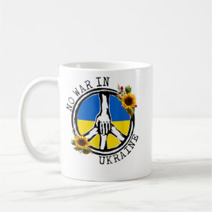 Sunflower Ukrainian Flag No War In Ukraine Ukraine Coffee Mug