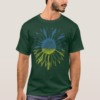 Sunflower Ukrainian Flag Sunflowers Premium  T-Shirt