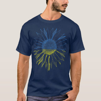 Sunflower Ukrainian Flag Sunflowers  T-Shirt
