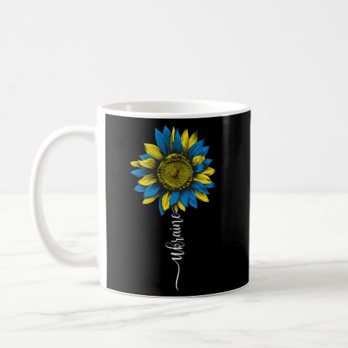 Sunflower Ukrainian Flag Support Ukraine Love Peac Coffee Mug