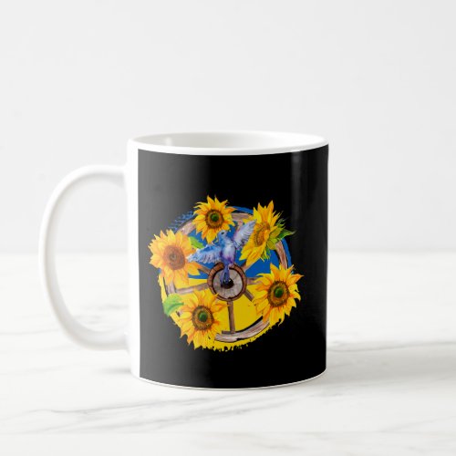 Sunflower Ukrainian Flag Support Ukraine Stand Wit Coffee Mug