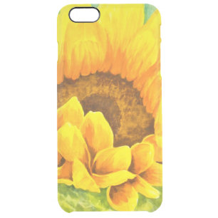 Sunflower Clear iPhone 6 Plus Case