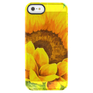 Sunflower Clear iPhone SE/5/5s Case