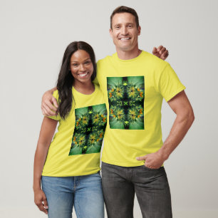 Sunflower Unfolding Abstract T-Shirt