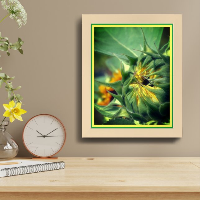 Sunflower Unfolding Framed Art (Table Top)