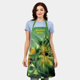 Sunflower Unfolding Personalized Apron
