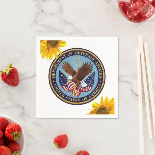 Sunflower Veteran Paper Napkins