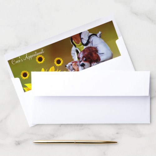 Sunflower Veterarian Envelope Liner