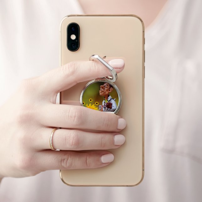 Sunflower Veterinarian Ring Holder (In Situ)