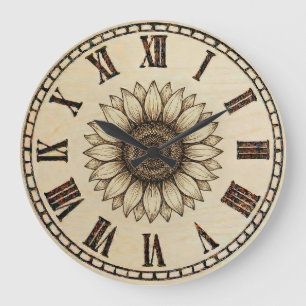 Sunflower Wall Clock
