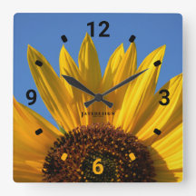 Sunflower Wall Clock